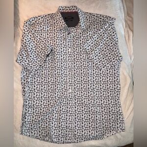 Bugatchi Men’s Short Sleeve Floral Shirt